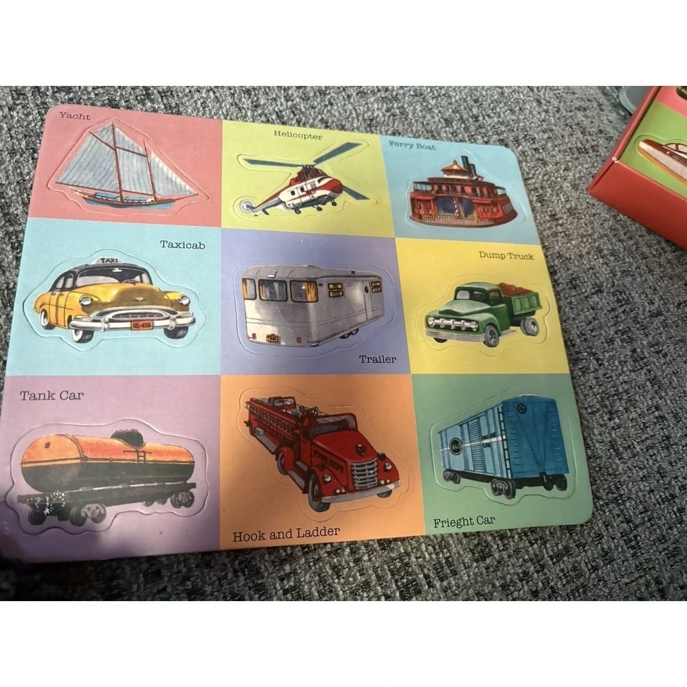 Puz'l Lotto Things That Go Vintage 1950s Style Transportation Puzzle Game 30-021